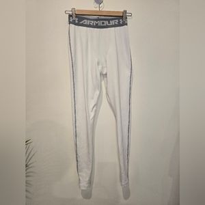 Under Armour white base layer pants size S